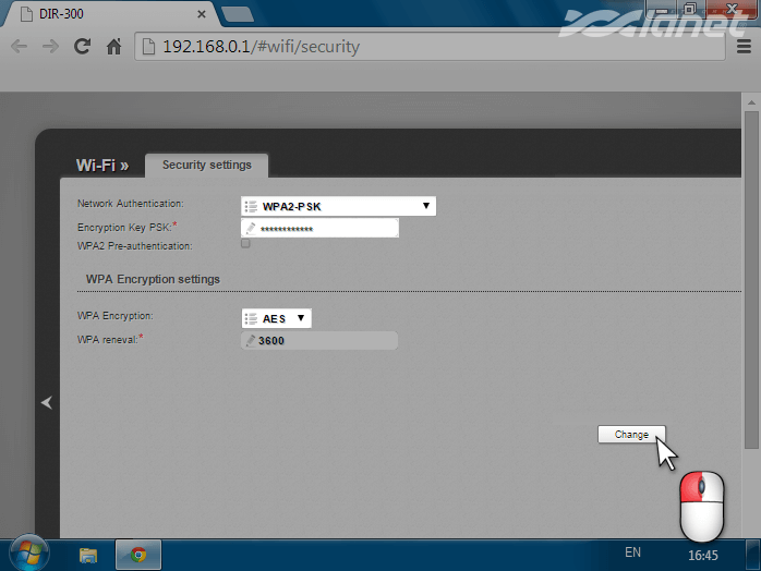 налаштування Security settings