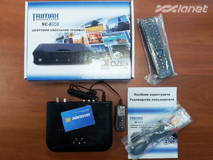 підключайте кабель нашої тв мережі в роз’єм CABLE IN