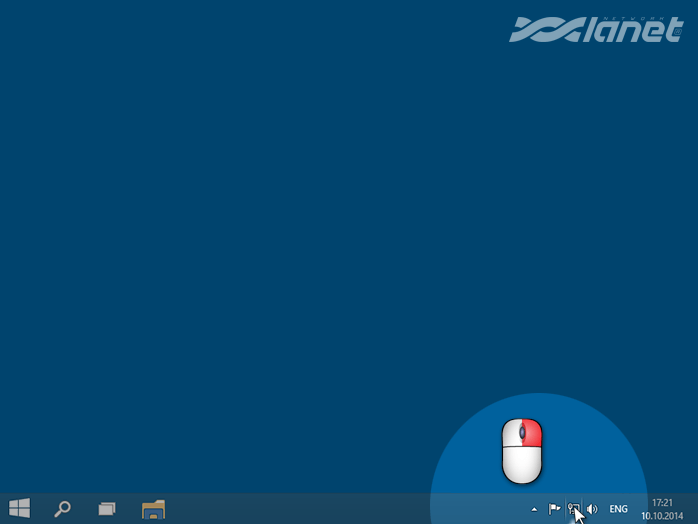 натискаємо правою кнопкою миші на іконку панелі завдань (Windows 10)